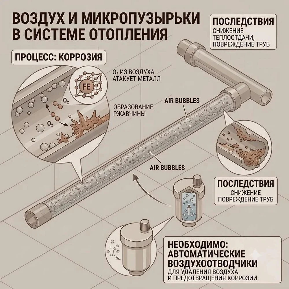 Воздух — главный враг тепла: 